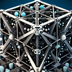 **

Prompt:  A cutting-edge carbon capture material, possibly a MOF (Metal-Organic Framework) or Zeolite structure, highly detailed, visualized at a microscopic level.  Emphasis on porous structure and CO2 molecules being trapped.  Sci-fi, futuristic laboratory setting.

**